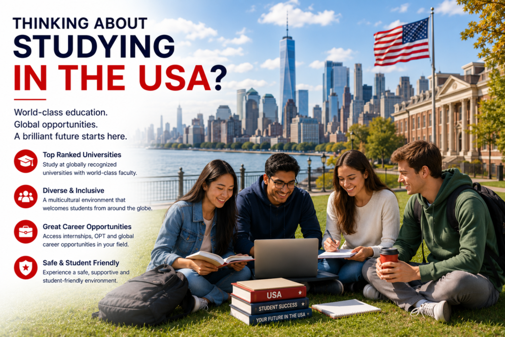 Collage of prestigious American university campuses showcasing world-class education, research excellence, innovation and diverse learning environments in the USA.