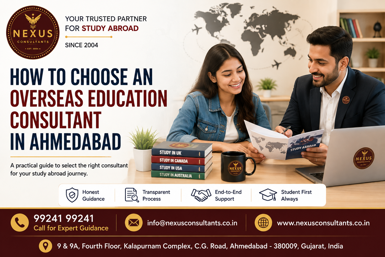 How to Choose an Overseas Education Consultant in Ahmedabad