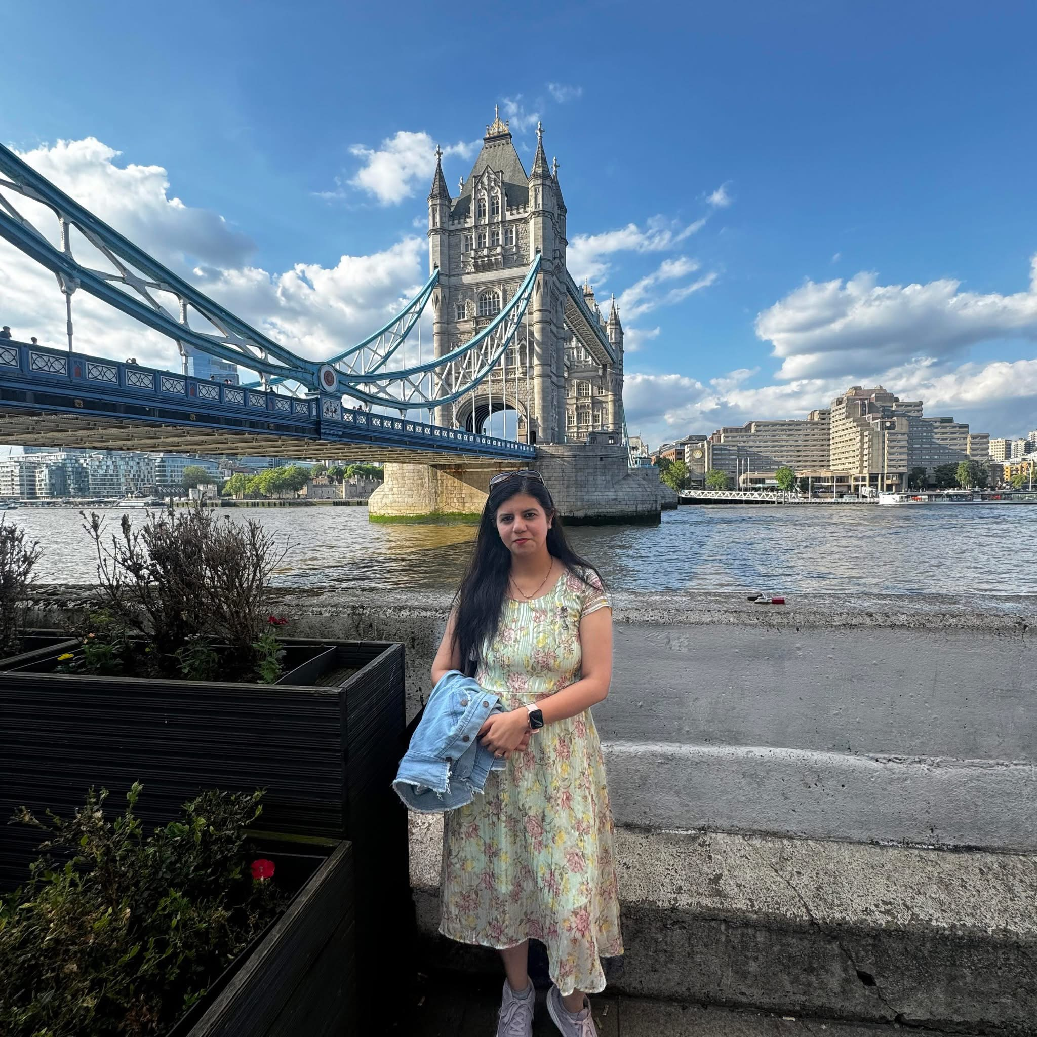 Niyati Joshi in the UK after receiving her student visa through Nexus Consultants