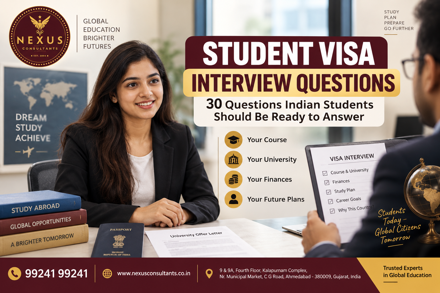 Student Visa Interview Questions: 30 Key Questions & Answers