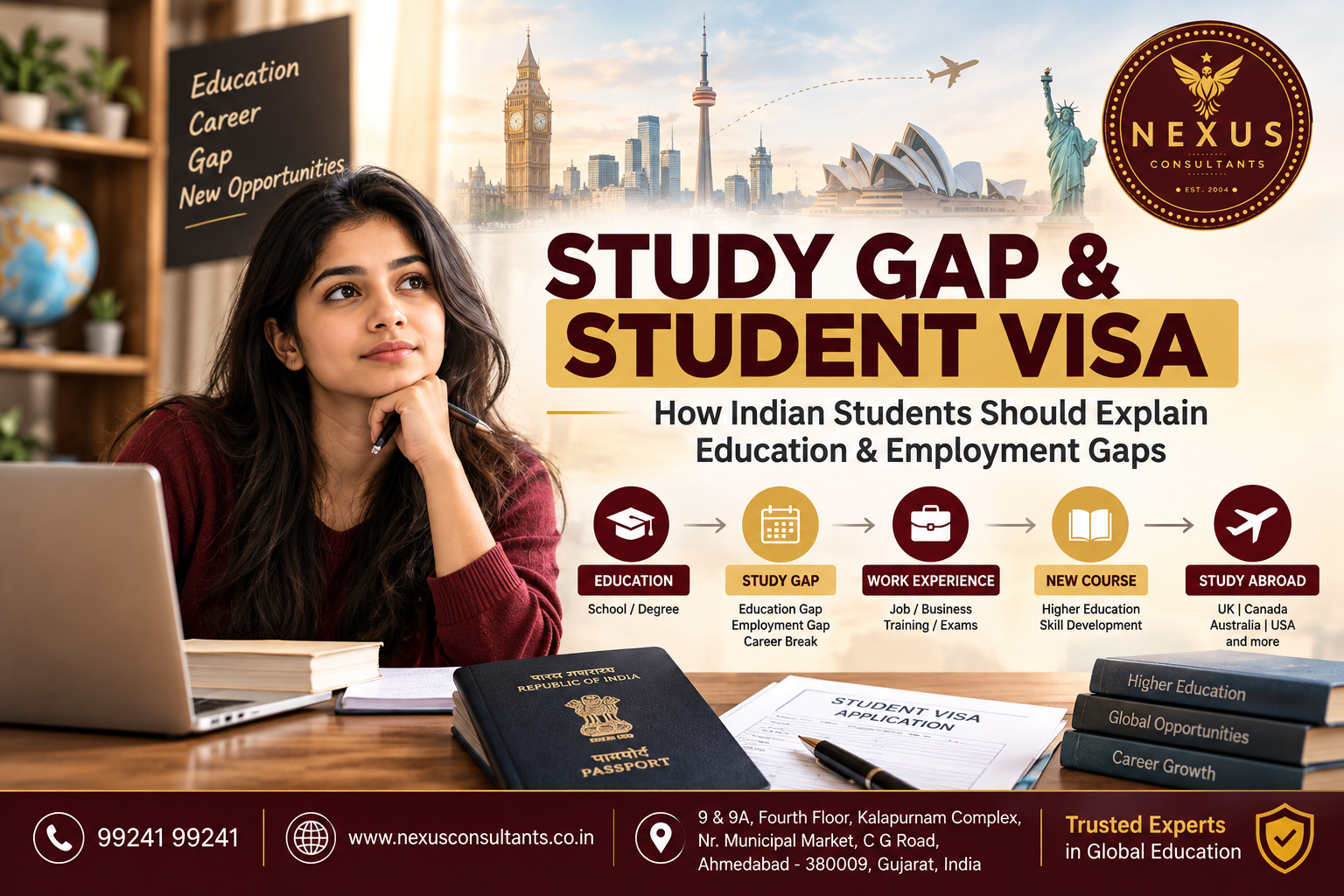 Study Gap & Student Visa: How to Explain Your Gap