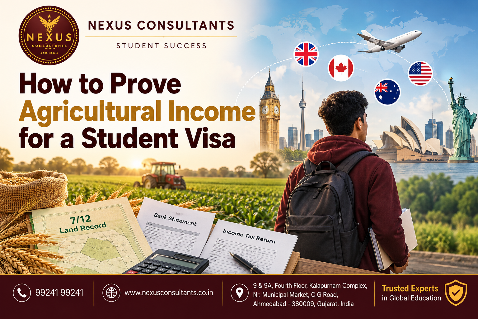 How to Prove Agricultural Income for a Student Visa