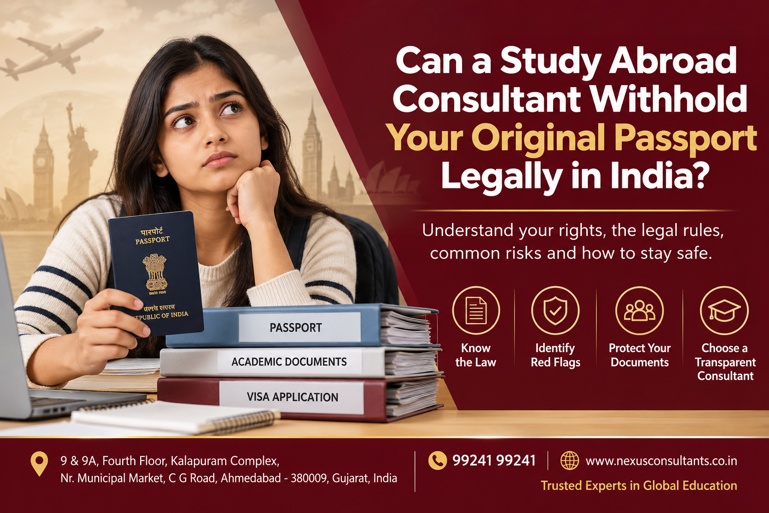 Can a Study Abroad Consultant Keep Your Original Passport?