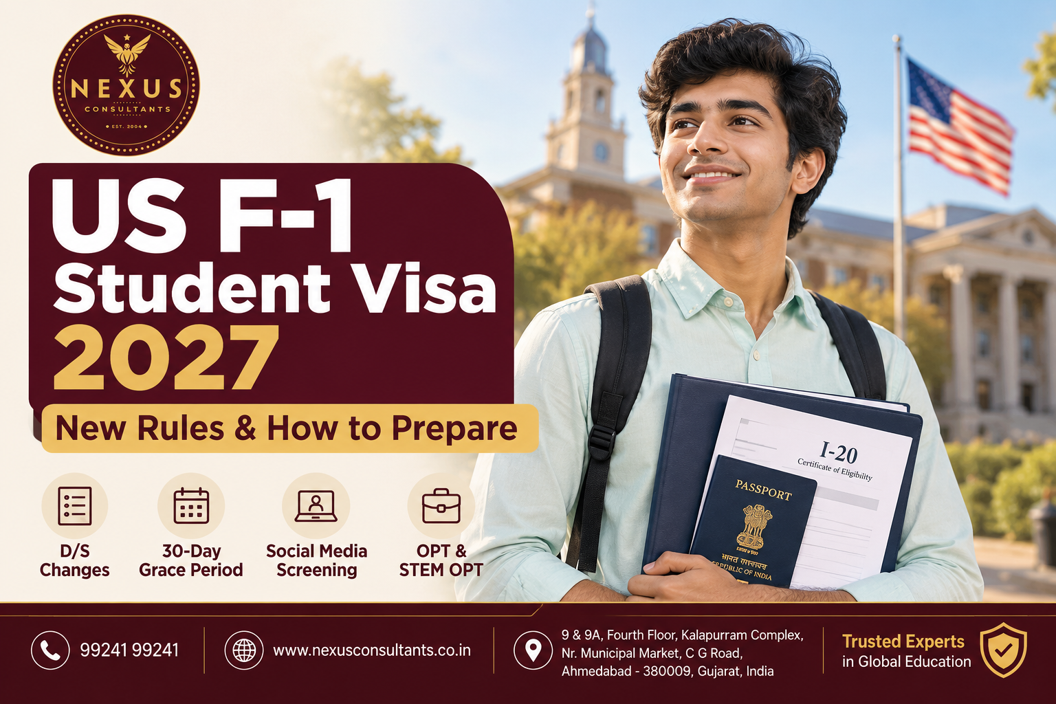 US F-1 Student Visa 2027: What Indian Students Need to Know